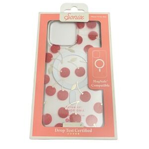 Sonix iPhone 15 Pro Max Case MagSafe Cute Cherry Glitter Red Clear Eco Friendly